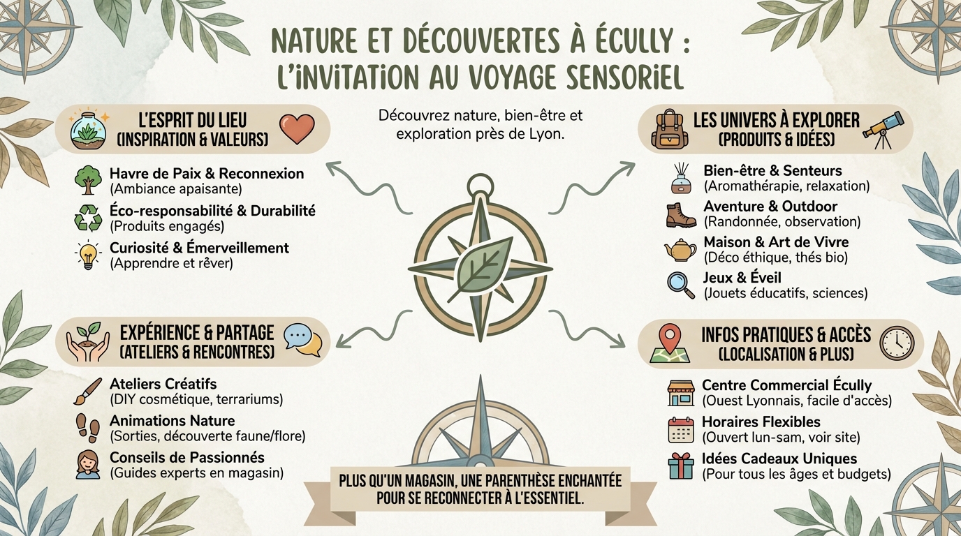 Découvrez nature et découvertes à écully 3 Bons plans et offres spéciales