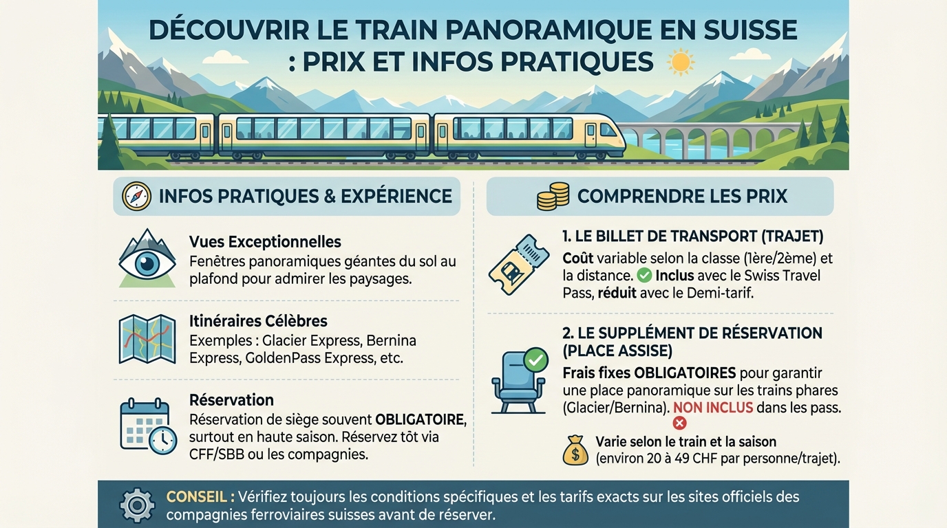 Tarifs des trains panoramiques
