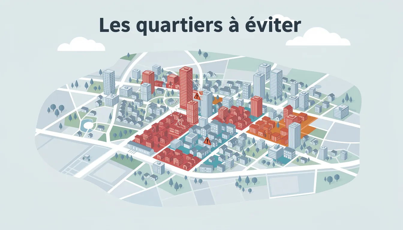 Les quartiers à éviter