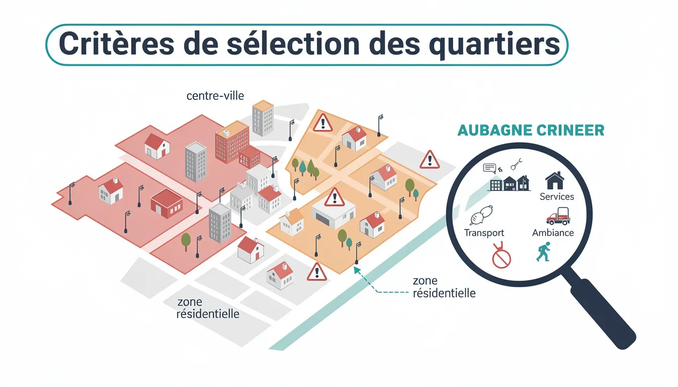 Les quartiers à éviter à aubagne : guide complet 3 Critères de sélection des quartiers